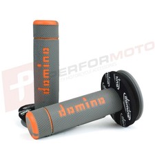 Domino A020 Grey & Orange