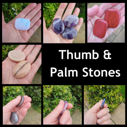 Natural crystal palm stone - natural,