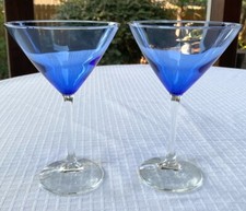 2 Vtg Cobalt Blue Large