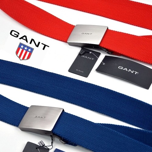 Gant solid canvas belt - solid,
