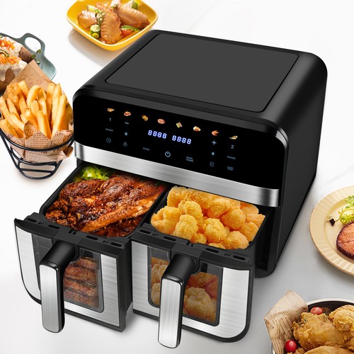 Dual zone digital air fryer - 9l,