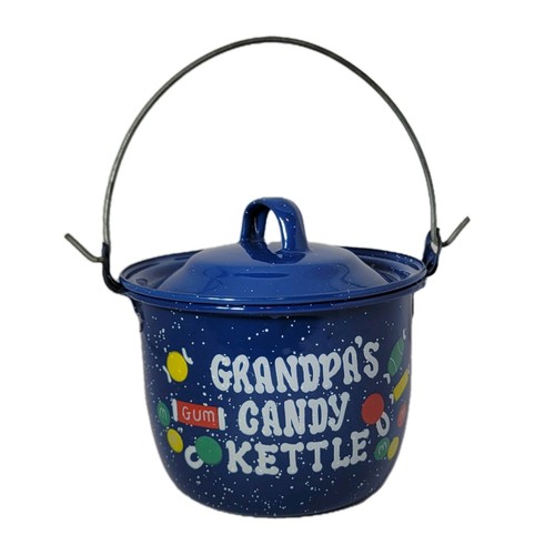 Blue speckled lidded - speckled,