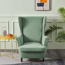 Wingback Chair Covers 2 Piece