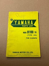 GENUINE YAMAHA DT100 1N1 1976
