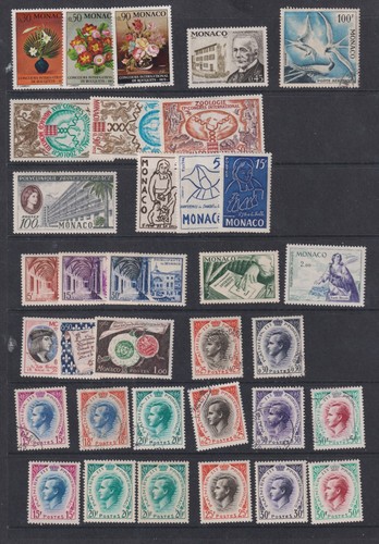 Monaco stamps stocksheet - stamps, a