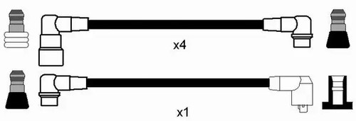 Ignition cable kit - cable, volvo
