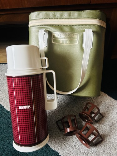 Vintage 1970s thermos flask - 1970s,