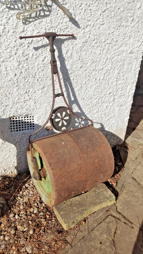 Cast iron garden lawn - cast, roller