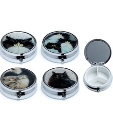 KIM HASKINS CATS PILL BOX