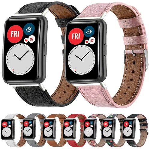 Flower printing leather wrist - leather,
