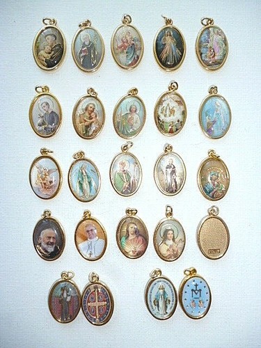 Saints medals with - medals,