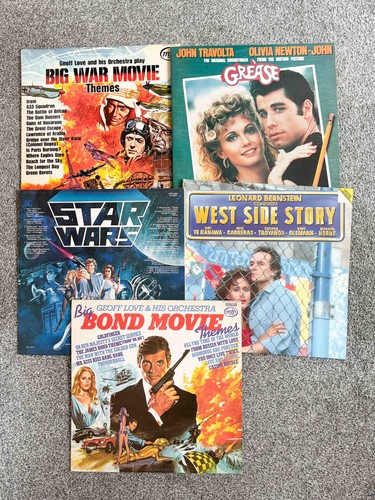 Movie film music score vinyl - film,