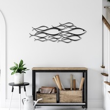 School of Fish Metal Wall