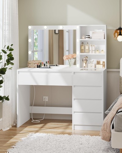 Dressing table with led - table,