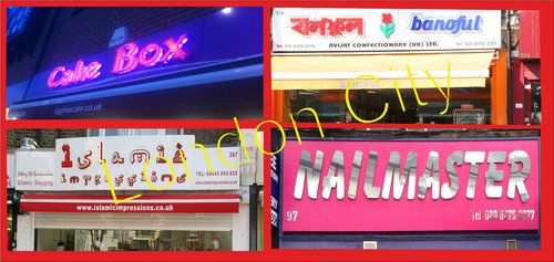 Shop front sign board - sign, /