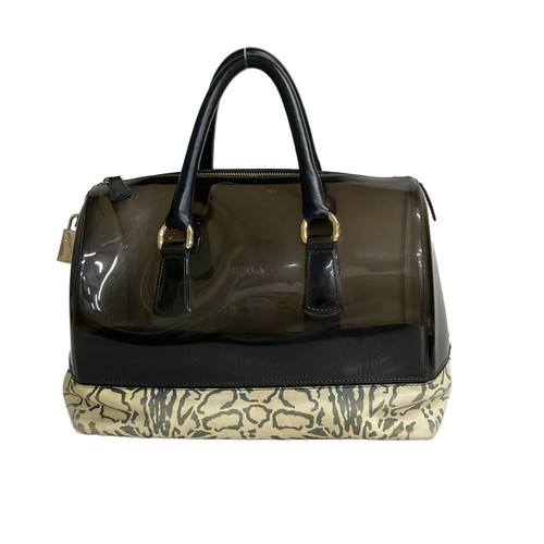 Furla candy bag black - black, cream