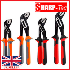 Sharp-Tec Adjustable Water Pump Pliers | 200mm 250mm | Plumbers & DIY Grip Tool