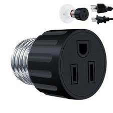 E26/E27 Light Socket to Plug