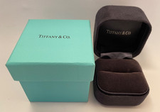 Tiffany & Co. microfibre empty ring box, outer box