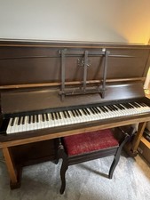 Upright Piano with Matching