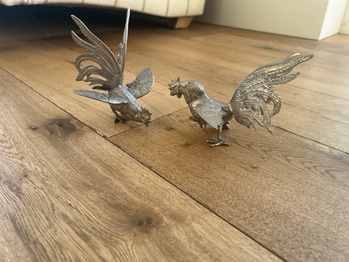 Vintage pair italian silver - pair,
