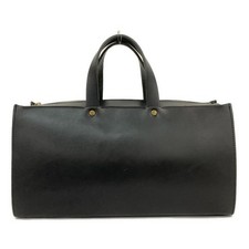 tideway Black Leather Handbag