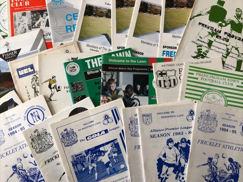 Non league football - non-league, programmes