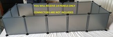 C&C Cage Run Guinea Pig Rabbit 3 x 4 or 2 x 5 | 14x Panels No Connectors