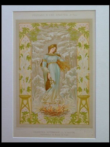 Woman winter french art - woman,,