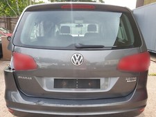 VW Sharan 7N Bootlid Tailgate Complete Grey R7H MK2 2011 - 2015