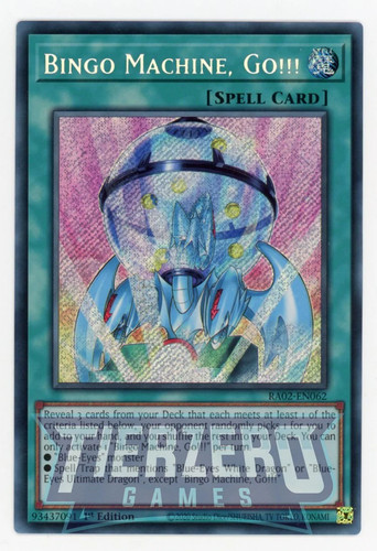 Yugioh ra02 en062 bingo - yugioh,