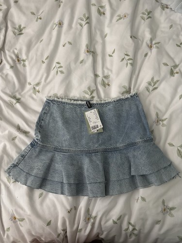 Denim skirt - denim,