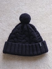 Finisterre Esam Beanie in Navy, Unisex, Merino Wool