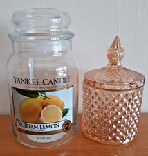 Empty glass candle - glass, jars
