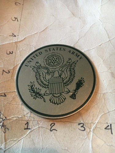 Army metal wall - army, logo
