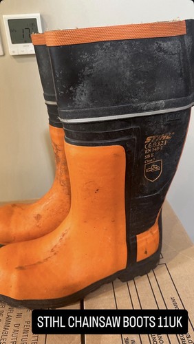 Stihl chainsaw safety boots - /,
