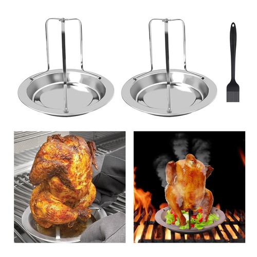Beer can chicken roaster rack - beer,