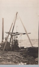 Vintage quarry drilling rig