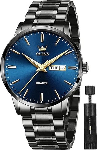 Olevs mens stainless steel - olevs,