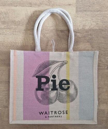 Waitrose cherry pie - pie, tote