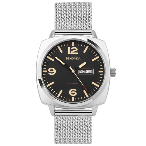 Sekonda airborne 40mm silver - sekonda,