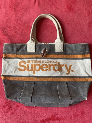 Superdry canvas tote bag - tote,