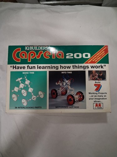 Capsela 200 builders 1980s - capsela,