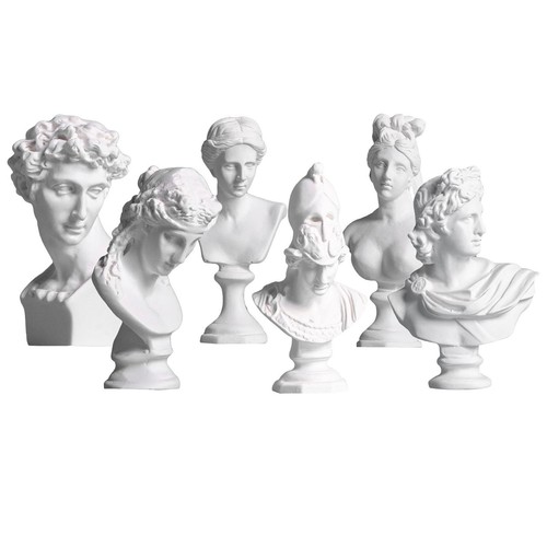 Plaster bust statue greek - of,