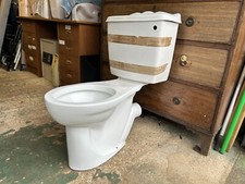 Balterley Carina syphonic pan with Juiliette cistern in WHITE, Very Rare.