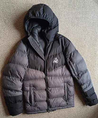 Puffer jacket kwd black - black, grey