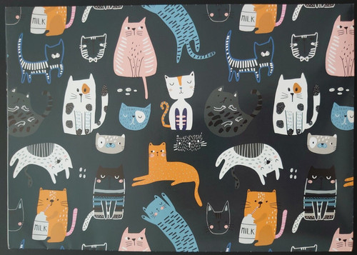 Wrapping paper cartoon - -,