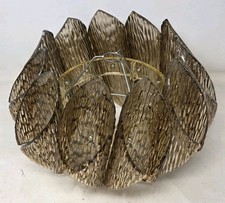 Mid Century Acrylic Ice Glass