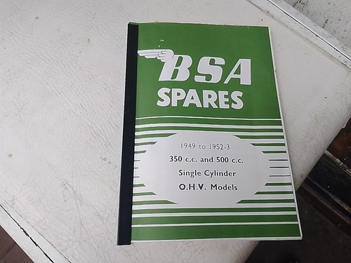 Bsa 350cc 500cc single - bsa,