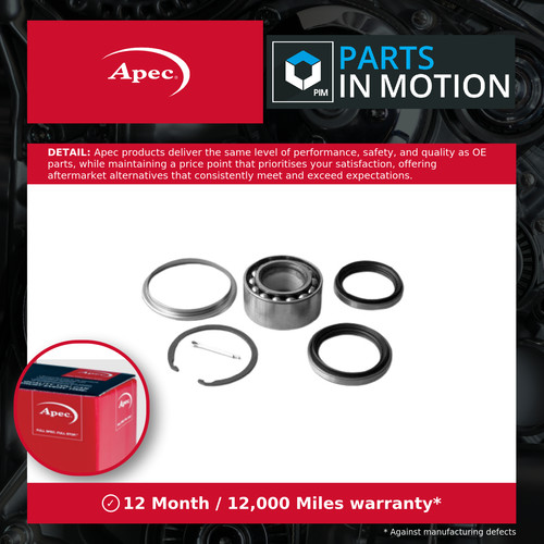 Wheel bearing kit fits - wheel, toyota